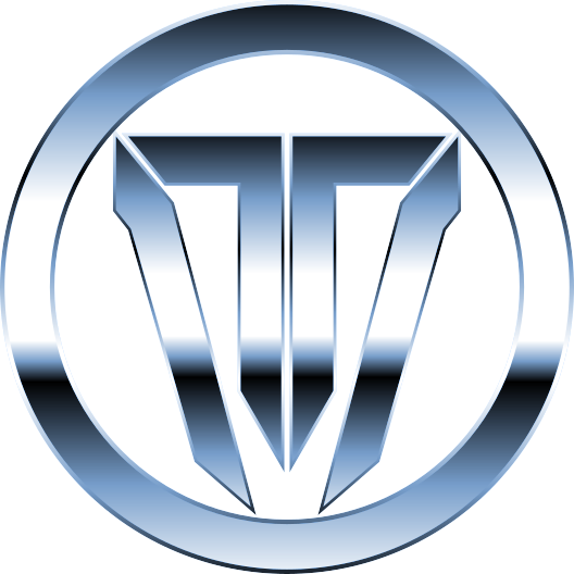 logo do site, um círculo com as letras T e M estilizadas